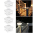 Solar Post Cap Lights Super Bright 2 LED Adjustable Light - millionsource