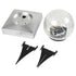 Waterproof Solar Post Cap Light Landscape Light Color Changing, 4Pcs - millionsource