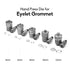 Eyelet Grommet Dies Mould Set For Hand Press Machine - millionsource