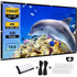 Extra Thick HD Projector Screen 4K Movie Theater Opaque - millionsource