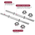Adjustable Threaded Dumbbell Bar Fit 1 inch Standard Weight Plate - millionsource