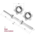 Adjustable Threaded Dumbbell Bar Fit 1 inch Standard Weight Plate - millionsource