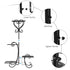 4 Tiers Metal Pot Plant Stand Garden Planter Outdoor Indoor Shelves - millionsource