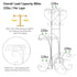 4 Tiers Metal Pot Plant Stand Garden Planter Outdoor Indoor Shelves - millionsource