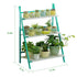 3-Tier Bamboo Plant Stand Folding Flower Pot Display Storage Rack - millionsource