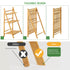 3-Tier Bamboo Plant Stand Folding Flower Pot Display Storage Rack - millionsource