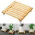 Multi Tier Wood Plant Stand Flower Pots Plant Shelves Rack Holder - millionsource