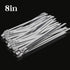 100PCs Metal Zip Ties Stainless Steel Self-Lock Ties Exhaust Wrap - millionsource