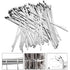 100PCs Metal Zip Ties Stainless Steel Self-Lock Ties Exhaust Wrap - millionsource