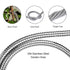25/50/75/100FT 304 Stainless Steel Pipe Flexible Lightweight - millionsource
