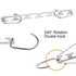 10Pack Metal Wonder Magic Closet Hanger Organizer Hook - millionsource