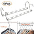 10Pack Metal Wonder Magic Closet Hanger Organizer Hook - millionsource
