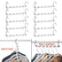 10Pack Metal Wonder Magic Closet Hanger Organizer Hook - millionsource