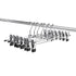 20 Pack Metal Pants Trousers Skirt Dress Coat Clip Hangers - millionsource