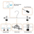 20 Pack Metal Pants Trousers Skirt Dress Coat Clip Hangers - millionsource