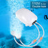 Aquarium Air Pump Fish Tank Single/Twin Outlet & Air Line & Check Valve - millionsource