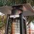 87 in Pyramid Patio Heater with Cover 42000 BTU Propane Gas Heating - millionsource