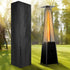 87 in Pyramid Patio Heater with Cover 42000 BTU Propane Gas Heating - millionsource