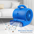 2000CFM 1/3 HP Air Mover Blower speed Carpet Floor Dryer - millionsource