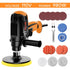 980W 5" Car Polishers Buffers Wax Machine Kit - millionsource