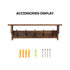 26in Coat Hooks Wall Mount with Shelf
