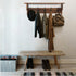 26in Coat Hooks Wall Mount with Shelf