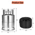 Upgraded Portable Camping Wood Stove w/Solid Alcohol Plate - millionsource