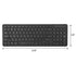 USB Wired Mini Keyboard Slim Keypad for Apple Mac Laptop Notebook - millionsource