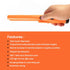 Handheld Pin Pointer Wand High Sensitivity Metal Detectors w/Light - millionsource