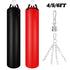Heavy Duty Hanging Punching Bag PU Leather w/Bold Metal Chain - millionsource