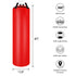 Heavy Duty Hanging Punching Bag PU Leather w/Bold Metal Chain - millionsource