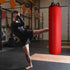 Heavy Duty Hanging Punching Bag PU Leather w/Bold Metal Chain - millionsource