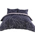 3Pcs Reversible Printed Duvet Cover Pillowcase Bedding Set - millionsource