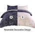 3Pcs Reversible Printed Duvet Cover Pillowcase Bedding Set - millionsource
