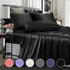 Smooth Satin Silk Sheet Set Deep Pocket Bed Sheet