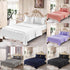 Smooth Satin Silk Sheet Set Deep Pocket Bed Sheet