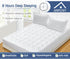Waterproof Mattress Pad Cover Quilted Fitted Topper - millionsource