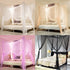 4 Corner Post Bed Canopy Elegant Curtain Mosquito Net - millionsource