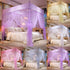 4 Corner Post Bed Canopy Elegant Curtain Mosquito Net - millionsource