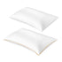 2 Pack Gusseted Goose Down Feather Sleep Pillows - millionsource