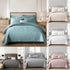 3pcs Reversible Quilt Set Egyptian Cotton Bedspreads Coverlets - millionsource