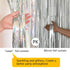 10ft Metallic Tinsel Foil Fringe Curtain Party Wedding Decor - millionsource