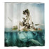 3D Printed Waterproof US Fabric Bathroom Shower Curtain Set - millionsource