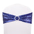 Spandex Sequin Chair Cover Sashes Bows Bands for Banquet Decor - millionsource