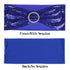 Spandex Sequin Chair Cover Sashes Bows Bands for Banquet Decor - millionsource