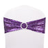 Spandex Sequin Chair Cover Sashes Bows Bands for Banquet Decor - millionsource