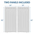 Outdoor Curtains Grommet Patio Blackout Thermal Insulated Panels - millionsource