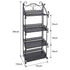 3/4/5-Tier Ladder Bookcase Storage Rack