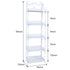 3/4/5-Tier Ladder Bookcase Storage Rack