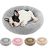 Donut Pet Bed Dish Cuddler Dog Cat Sleeping Cushion - millionsource